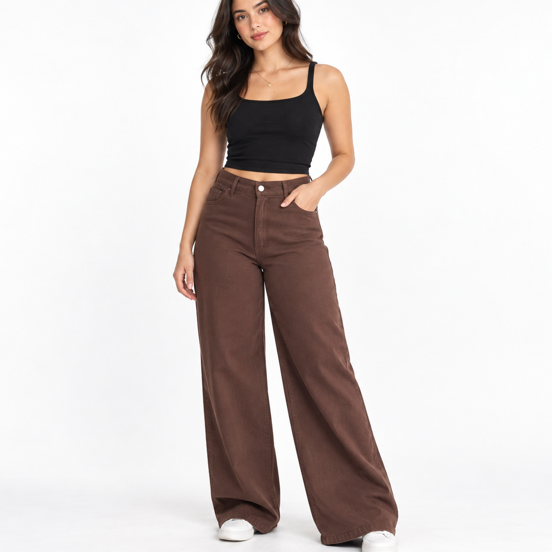 Pantalon wide leg Toscana