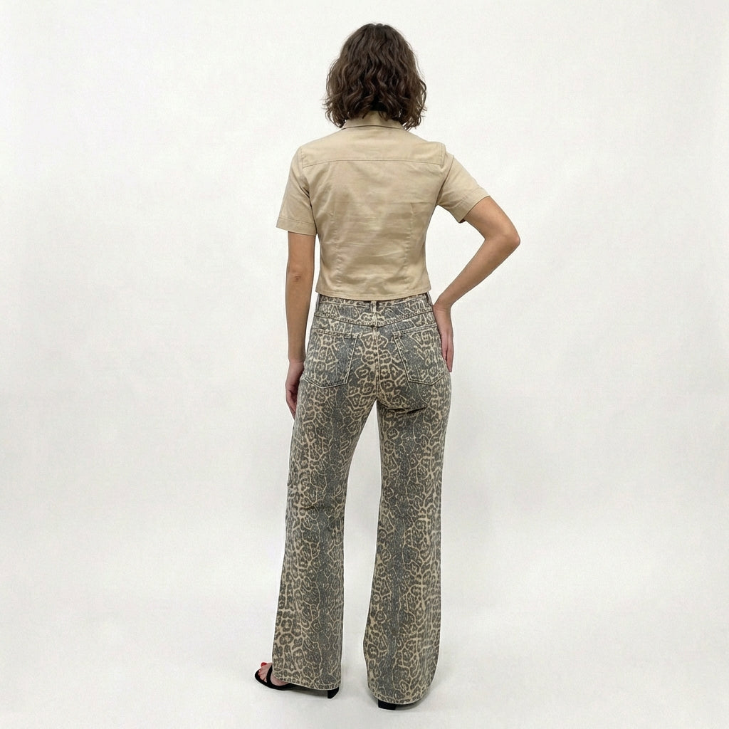 PANTALON PRINT OXFORD