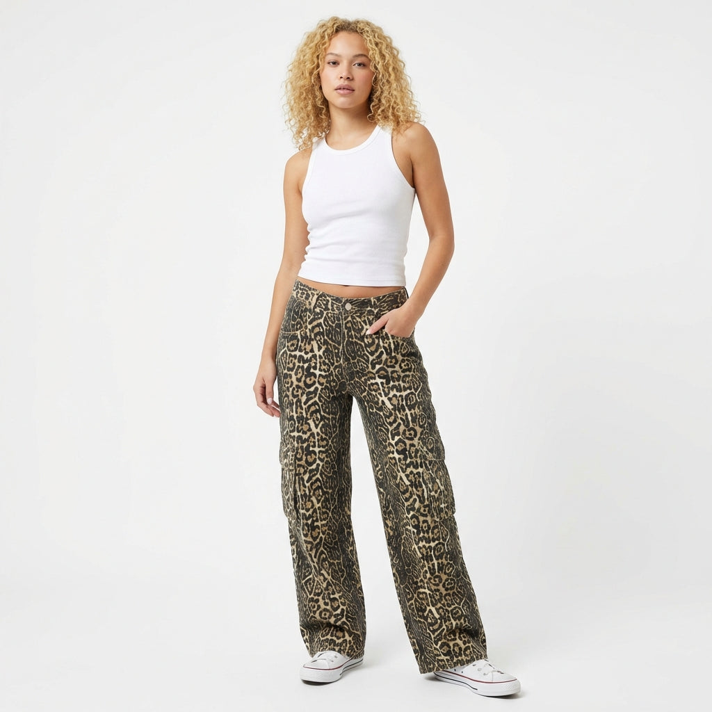 PANTALON PRINT CARGO