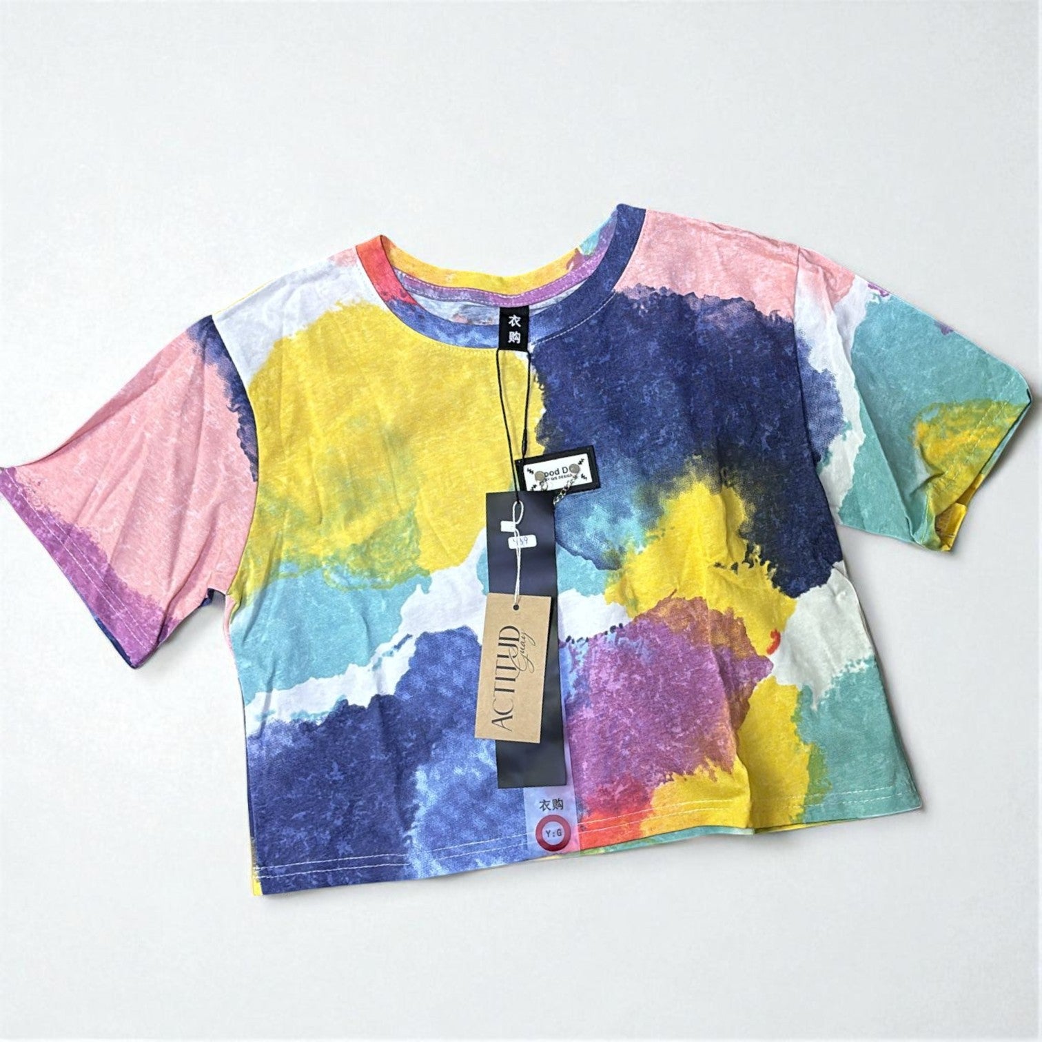 REMERA CORTA ALMENDRA