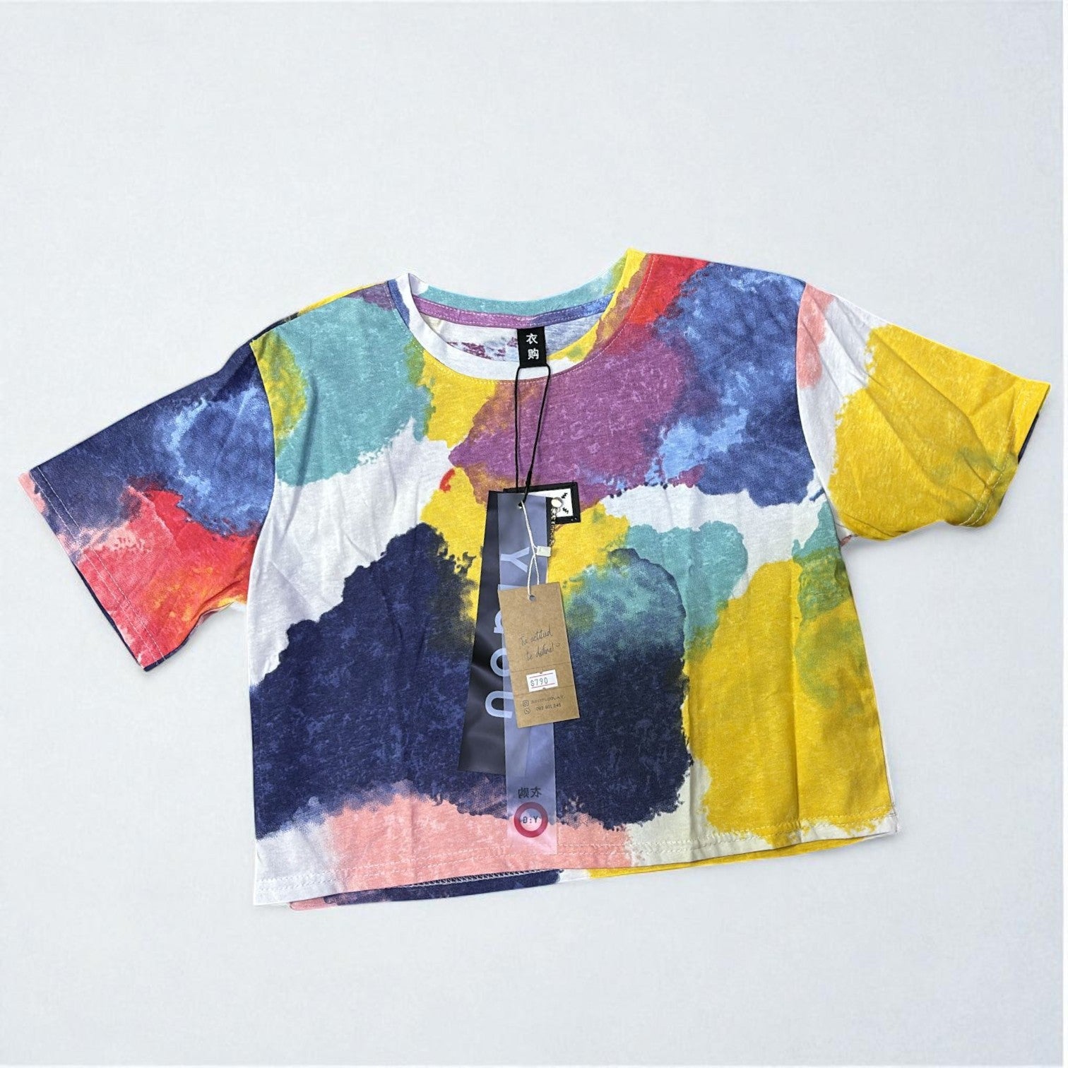 REMERA CORTA ALMENDRA