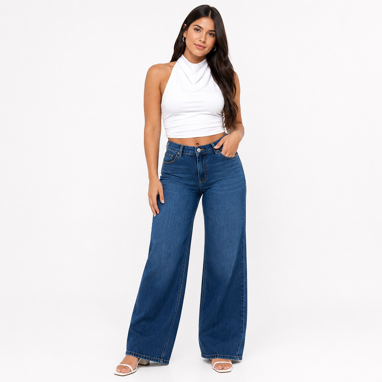 Jean Palermo Wide Leg LYCRA
