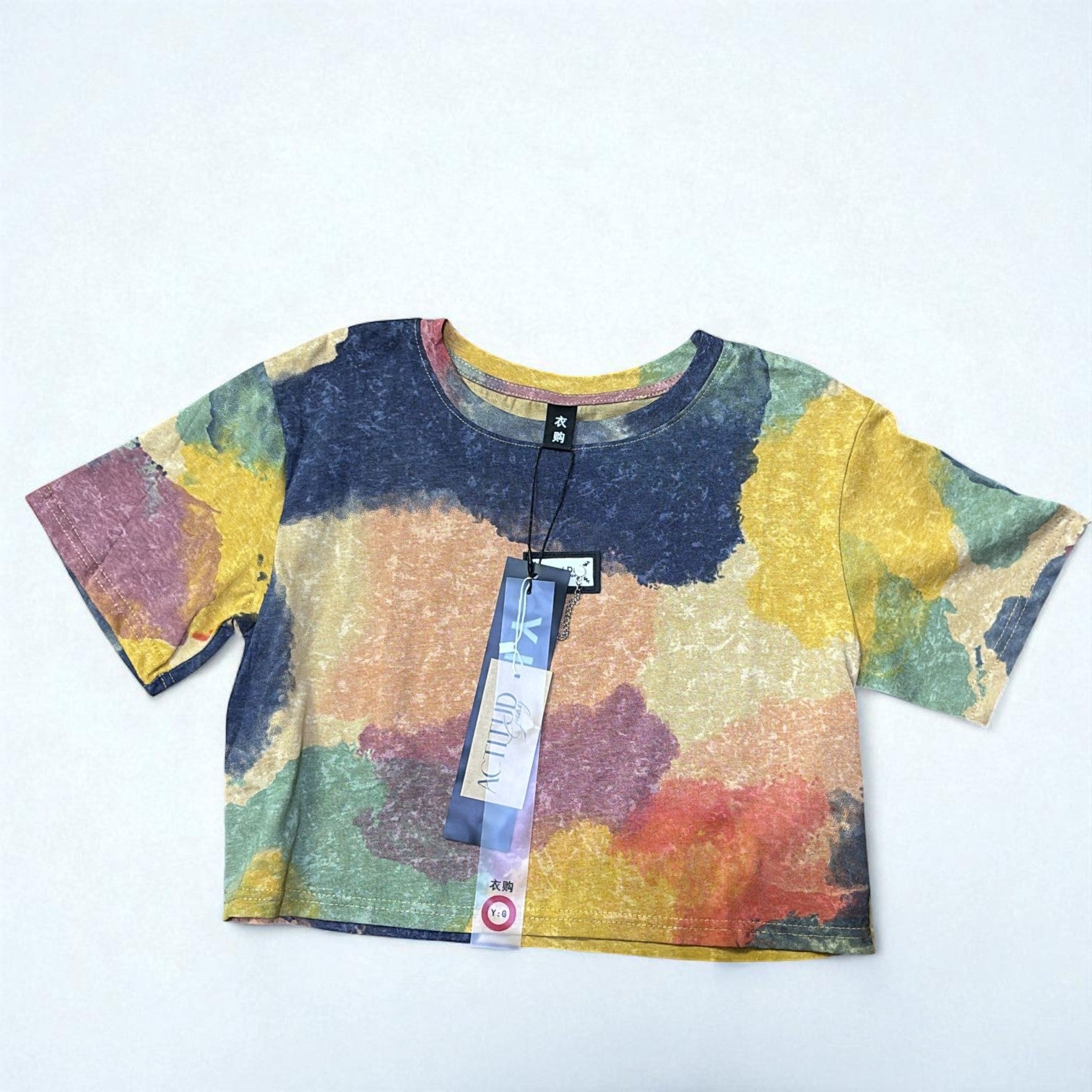 REMERA CORTA ALMENDRA