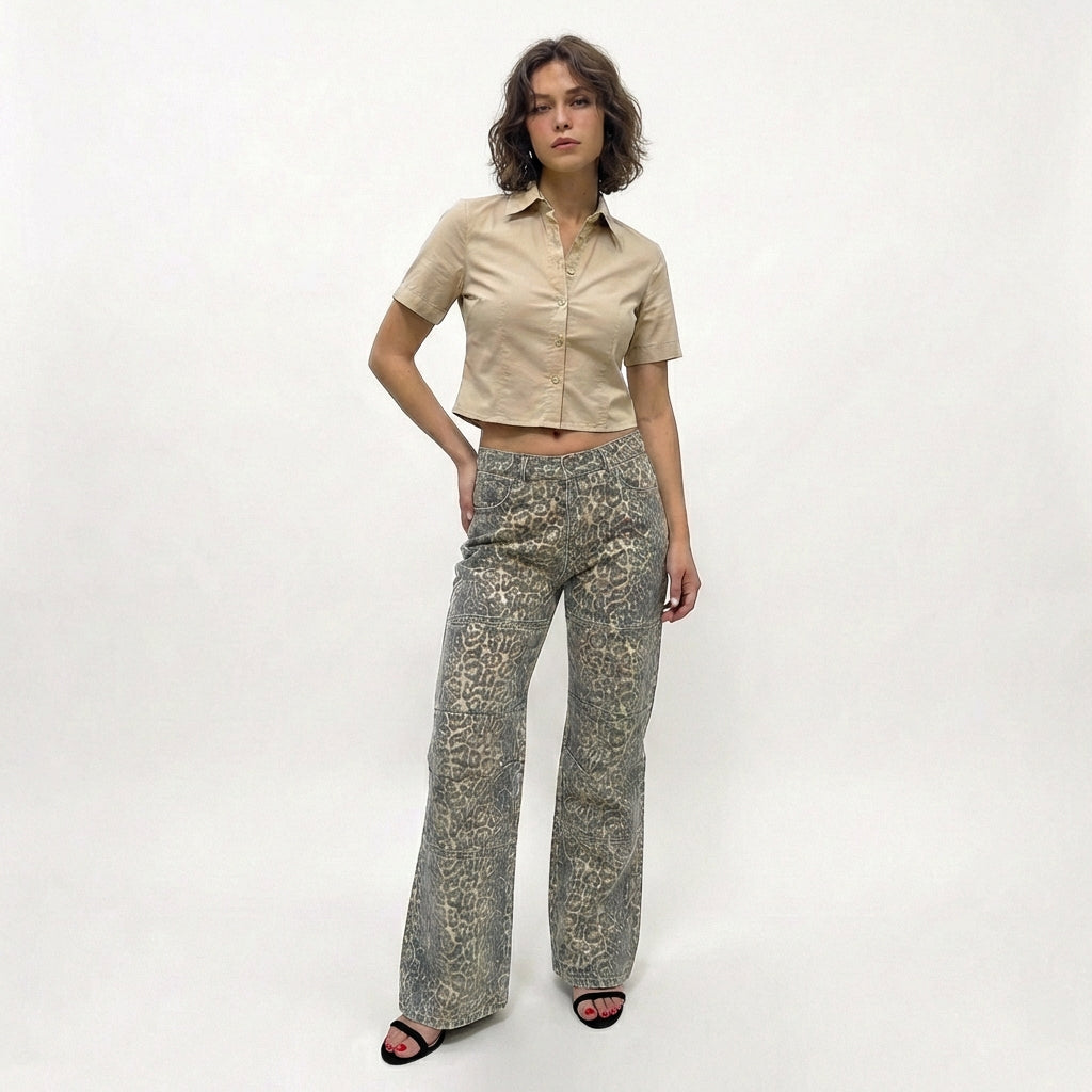 PANTALON PRINT OXFORD