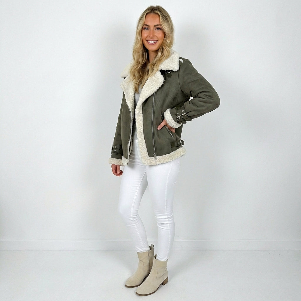 GAMULAN, CAMPERA DE CORDERITO POLY