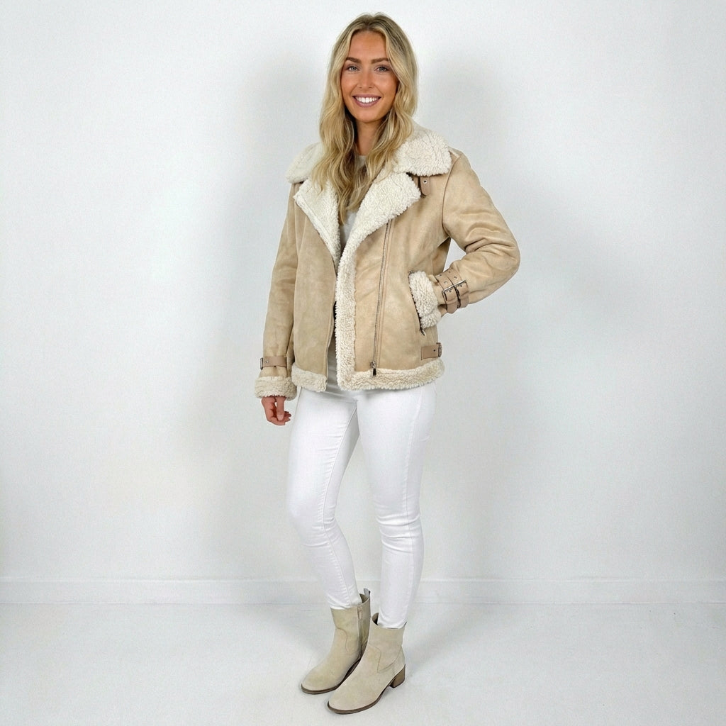 GAMULAN, CAMPERA DE CORDERITO POLY